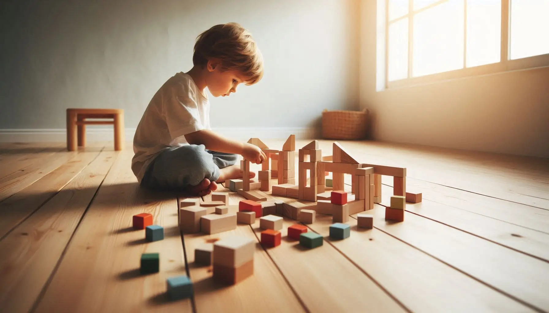 atividades sensoriais Montessori para foco no TDAH