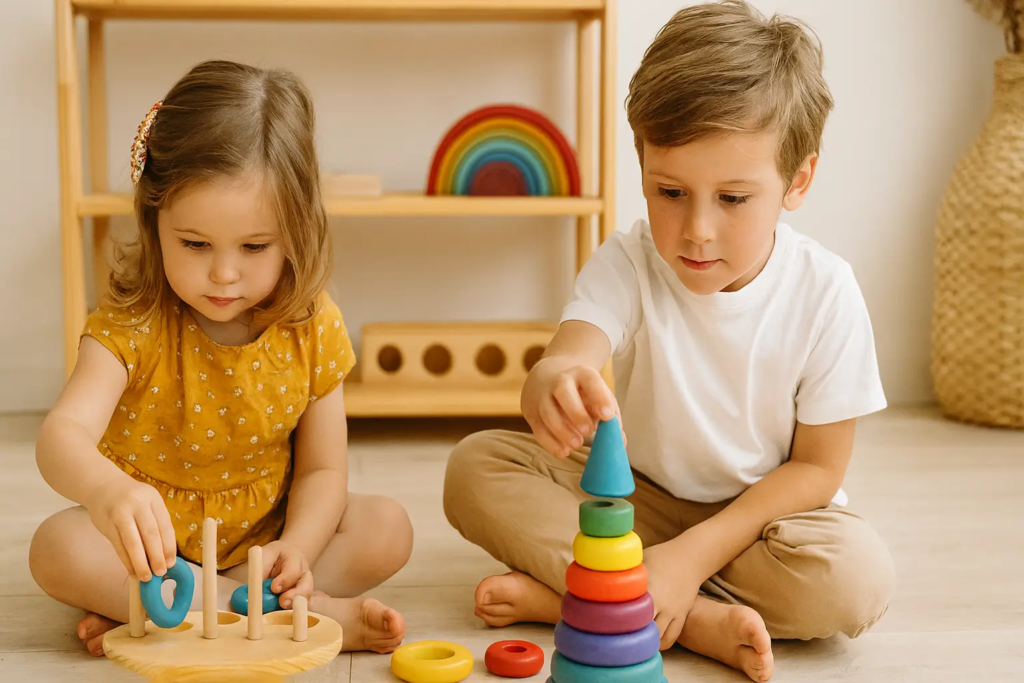 materiais sensoriais montessor