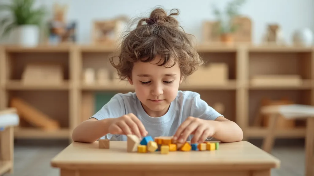 lucid origin a serene and focused 8yearold child representing 1