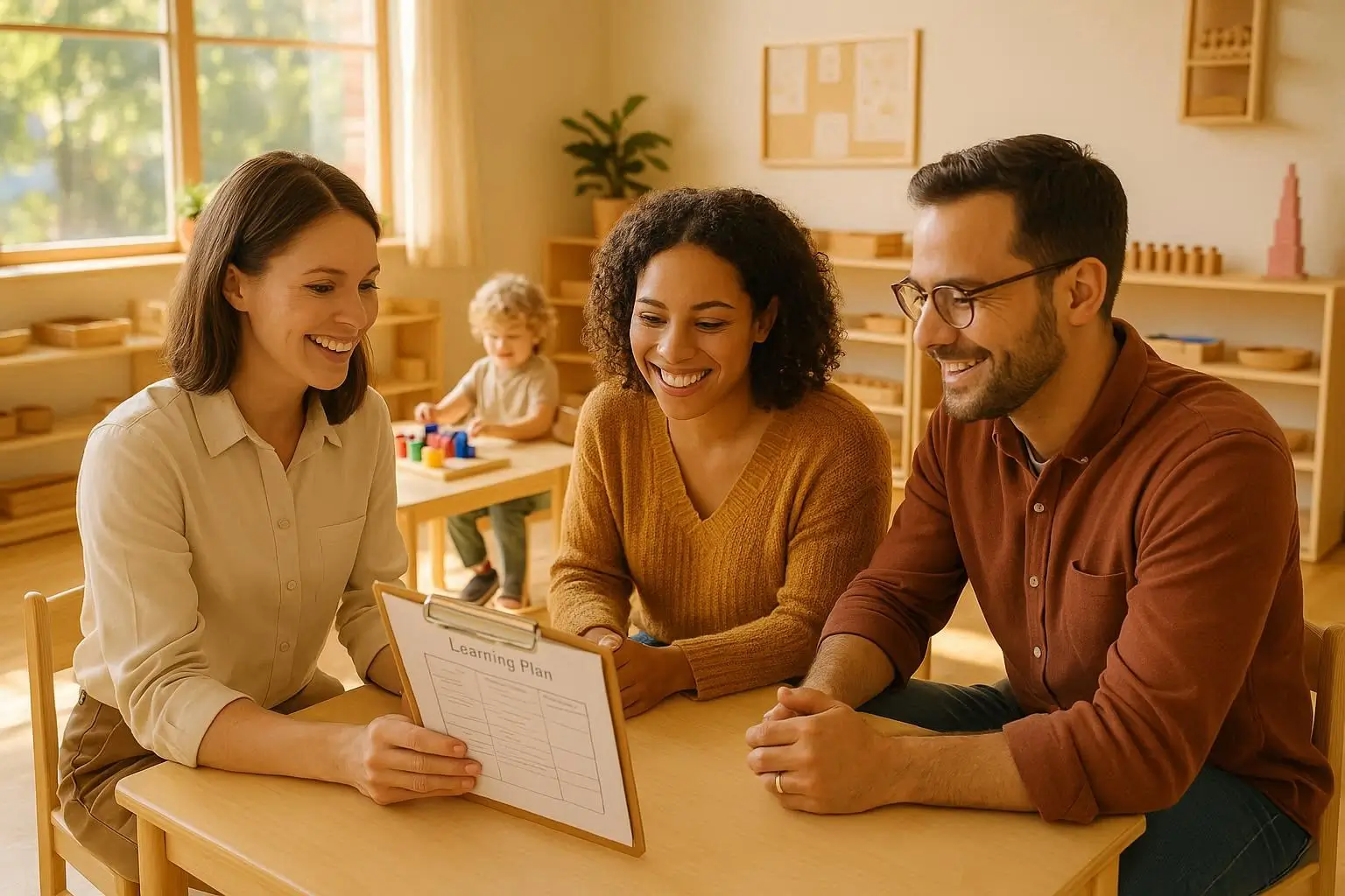 materiais sensoriais Montessori